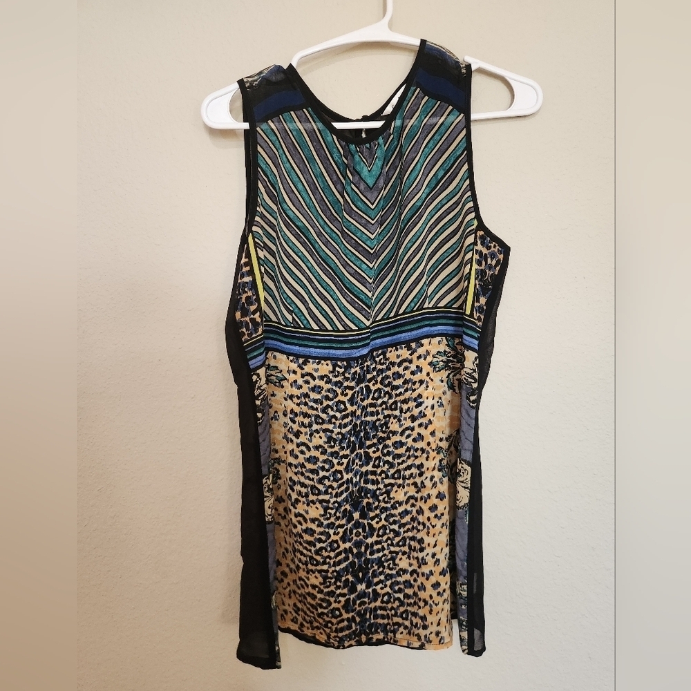 Cabi Sheer Sleeveless Top Size XS